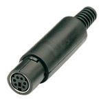 Connector Mini DIN 6 Pin Female Inline Socket PC PS 2