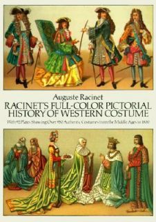 Middle Ages to 1800 by Auguste Racinet 1987, Paperback, Reprint