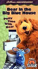 Bear in the Big Blue House   Potty Time with Bear VHS, 1999, Closed