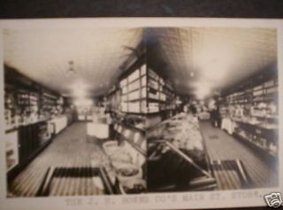 1910 RPPC Postcard Grocery Store Meadville Pennsylvania