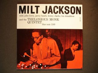 Milt Jackson with Thelonious Monk Tocj 9124 Mini LP Japan