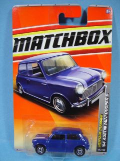 Mini Cooper s Die Cast Toy Car 64 Austin Blue Matchbox