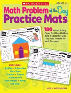 Math Problem of the Day Practice Mats 180 Instant Activity Pages That
