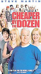Cheaper by the Dozen VHS, 2004, Clamshell