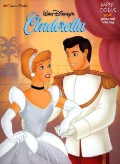 Cinderella Press Out Paper Doll by Golden Books Staff 1999, Paperback