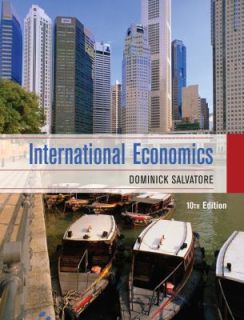 International Economics by Dominick Salvatore 2009, Hardcover