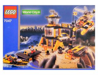 Lego World City Police and Rescue Coast Watch HQ 7047
