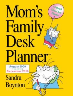 Moms Family Desk Planner 2010 by Sandra Boynton 2009, Calendar