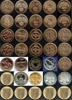 GB ~ £1 ~ POUND COIN SELECTION