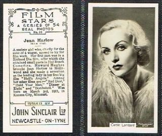 of 54 1934 1 to 27 movie tobacco cards more options number time left