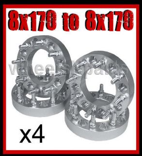 FOUR NEW WHEEL ADAPTER SPACERS 1.5 8 170mm To 8x170mm Same Ford 8 Lug