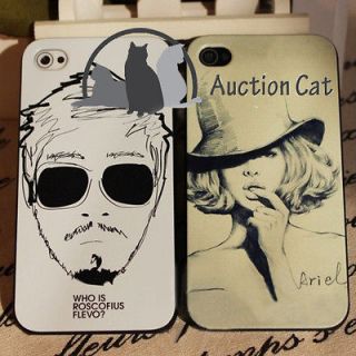 for iPhone5/iPhone 4/4S Beckham&Jazz Girl Avatar + Screen Protector