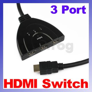 Port HDMI Multi Display Auto Switch Hub Box Splitter 1080P HD TV