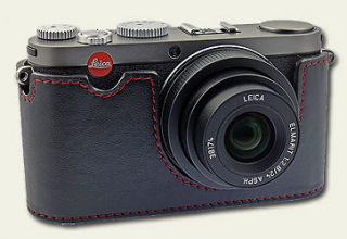 Leather half case for Leica X1 FREE NECK STRAP