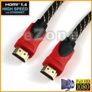 6Ft Certified HDMI 1.4 3D Cable HDTV Blu Ray XBox PS3 1080p 2160p