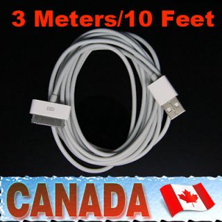 3m 10feet Charger Data Sync USB Cable for iphone 4S 4 3GS 3G ipod