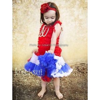 Red White Blue Pettiskirt 4th July National Party London Olympic Tutu