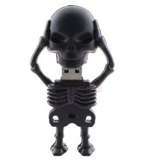 New human skeleton 64GB 128GB High Speed USB 2.0 Flash Drive Pen
