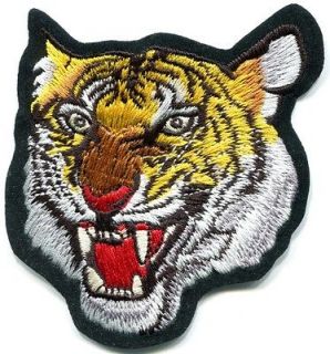 Tiger cat puma jaguar lion cheetah animal wildlife applique iron on