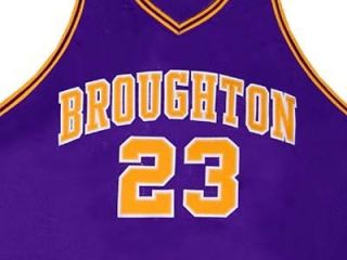 PETE MARAVICH BROUGHTON HIGH JERSEY PURPLE NEW ANY SIZE