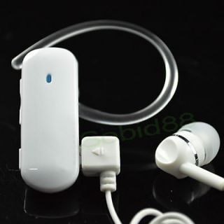 White Stereo Music Bluetooth Headset For LG Optimus L7 P705 BlackBerry