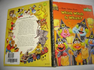 Little Golden Book Sesame Street WHICH WITCH IS WHICH? HC 1997