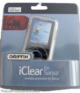 Griffin Case iClear invisible for Sansa  Player