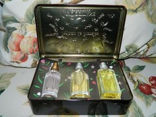 Parfums de Provence Gift Set in Gorgeous TinGreen Tea,Verbena,Ro​se