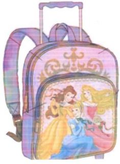 Princess Rolling Large Backpack on wheels School bag ne