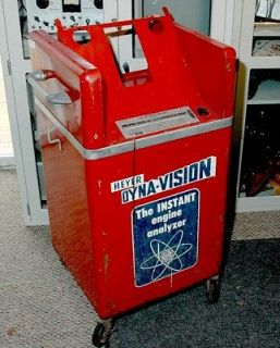 Vintage Gas/Service Station Engine Analyzer Cabinet    Heyer 1960 (est
