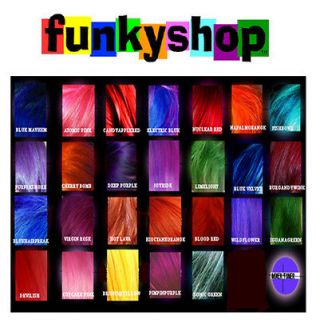 EFFECTS Hair Dye SFX Semi Permanent Choose Your COLORS at Funkyshop