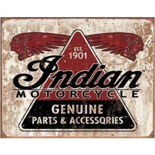MOTORCYCLE GENUINE PARTS & ACCESSORIES   BRAND NEW METAL SIGN