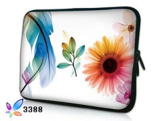 10 Flower Laptop Bag Sleeve Case For 10.1 HP Mini 110 210 / Acer