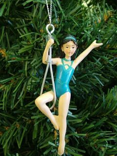 New Girl Loop Acrobat Cirque Circus Blue Outfit Gymnastic Christmas