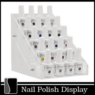 Clear Acrylic Nail Polish Small Display Stand Rack Organizer Table