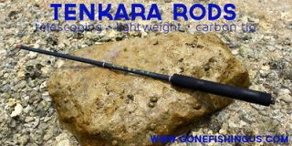 TENKARA TELESCOPING Carbon Fly Fish Rod 14 ft 2 in with FOAM Handle
