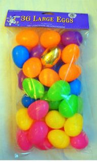 EASTER BASKET PARTY FAVOR FILLABLE PLASTIC EGG GRASS BUNNY DECORATE