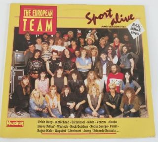 European Team Sport Alive 12 45 Record Vinyl Uriah Heep Motorhead