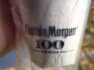 Set of 10 Captain Morgan 100 Proof Heavy Plastic Shot Glasses