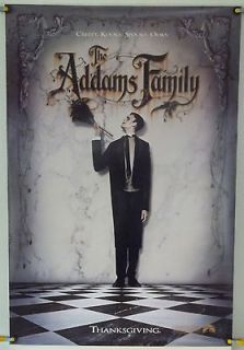 THE ADDAMS FAMILY ROLLED LURCH TSR ORIG 1SH MOVIE POSTER ANJELICA