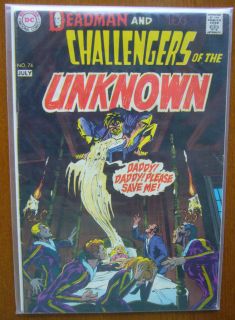 OF THE UNKNOWN #74DENNY ONEILNEAL ADAMSDC 1970 CENTSVG+