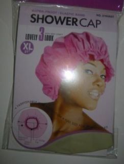 21 X LARGE, Water Proof, Elastic Band, SHOWER CAP