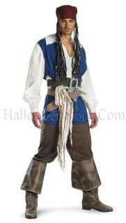 Captain Jack Sparrow Quality Adult Pirate Costume