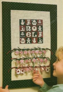 Noel Advent Calendar Christmas Cross Stitch Pattern pages
