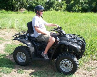 ATV Back Rest Easy Install Easy Use Transforms to Rear Seat Cushion