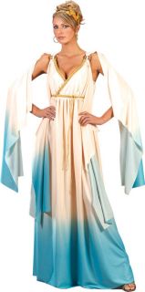 Adult Greek Goddess Of Love Halloween Costume Fancy Dress Up Toga Gown