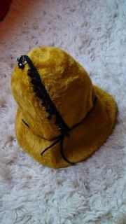 Vintage Collectible ADOLFO II Velvet Stem Punk Victorian Antique Hat