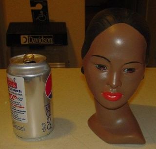 Vintage Holland Mold pottery African Woman Head Statue Bust not a
