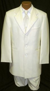 Mens Ivory Cream After Six Nuvo Tuxedo Dinner Jacket 42L