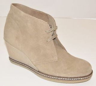 Crew Suede MacAlister Wedge Boots 8 Nut